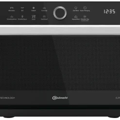 Bauknecht MW 339 SB Mikrowelle, DualCrisp & CrispFry, Automatikprogramme, Dampfgarfunktion, Brot Auftauen