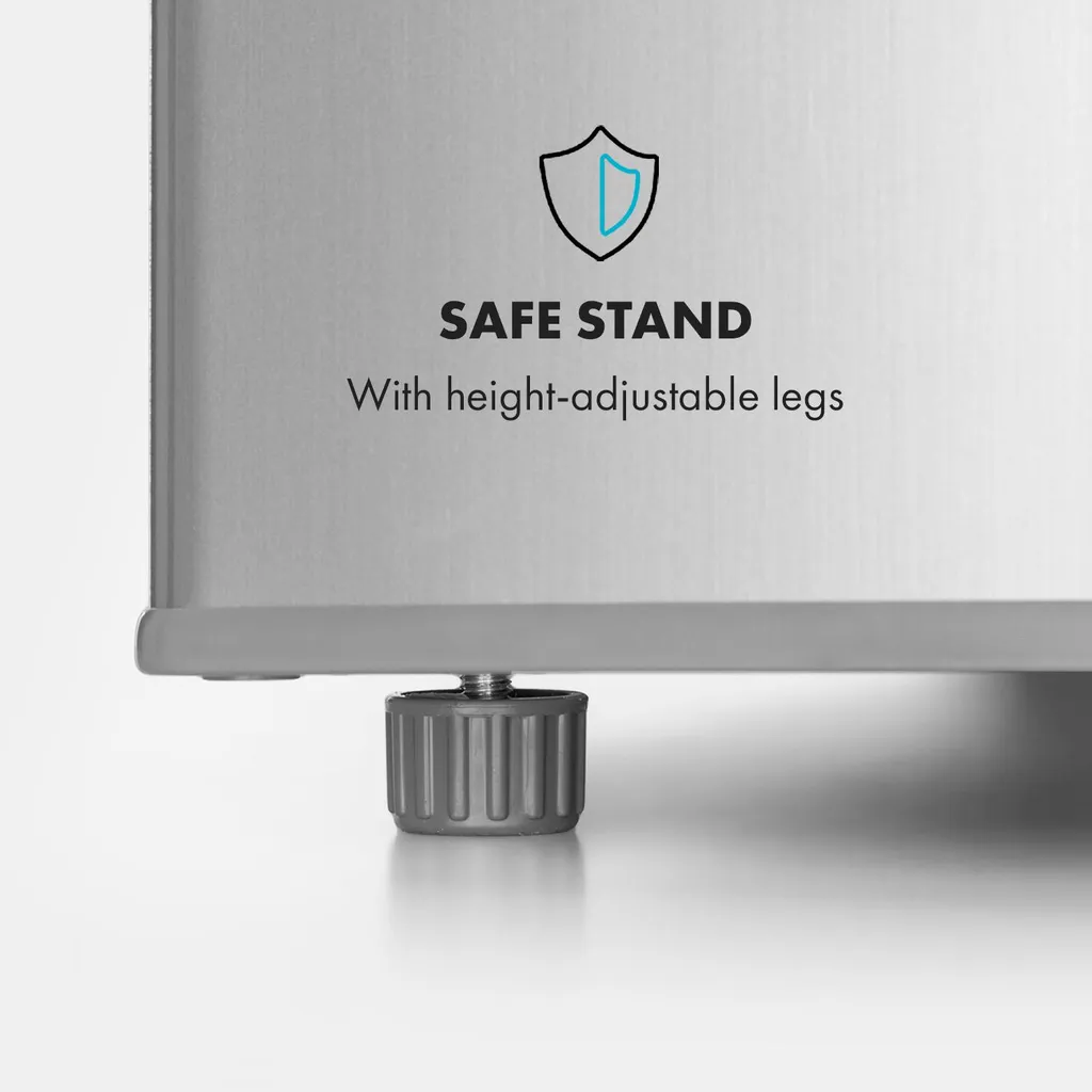 Klarstein Gefrierschrank Tiefkühlschrank Leise - Freezer - 3 Ebenen - Freistehend - Inkl. Eiswürfelform Und Eiskratzer - 60 Liter - Grau Tiefkühlschrank Freistehend Gefriertruhe Gefrierschrank Groß Kühltruhe Gefriergeräte – Bild 6