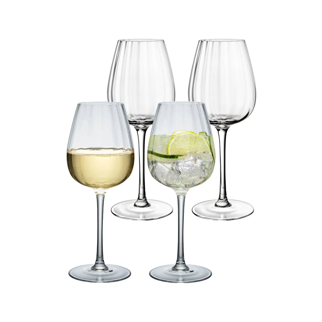 Villeroy & Boch Rose Garden Weißweinkelch, Set 4tlg. Klar 1137258120 – Bild 6