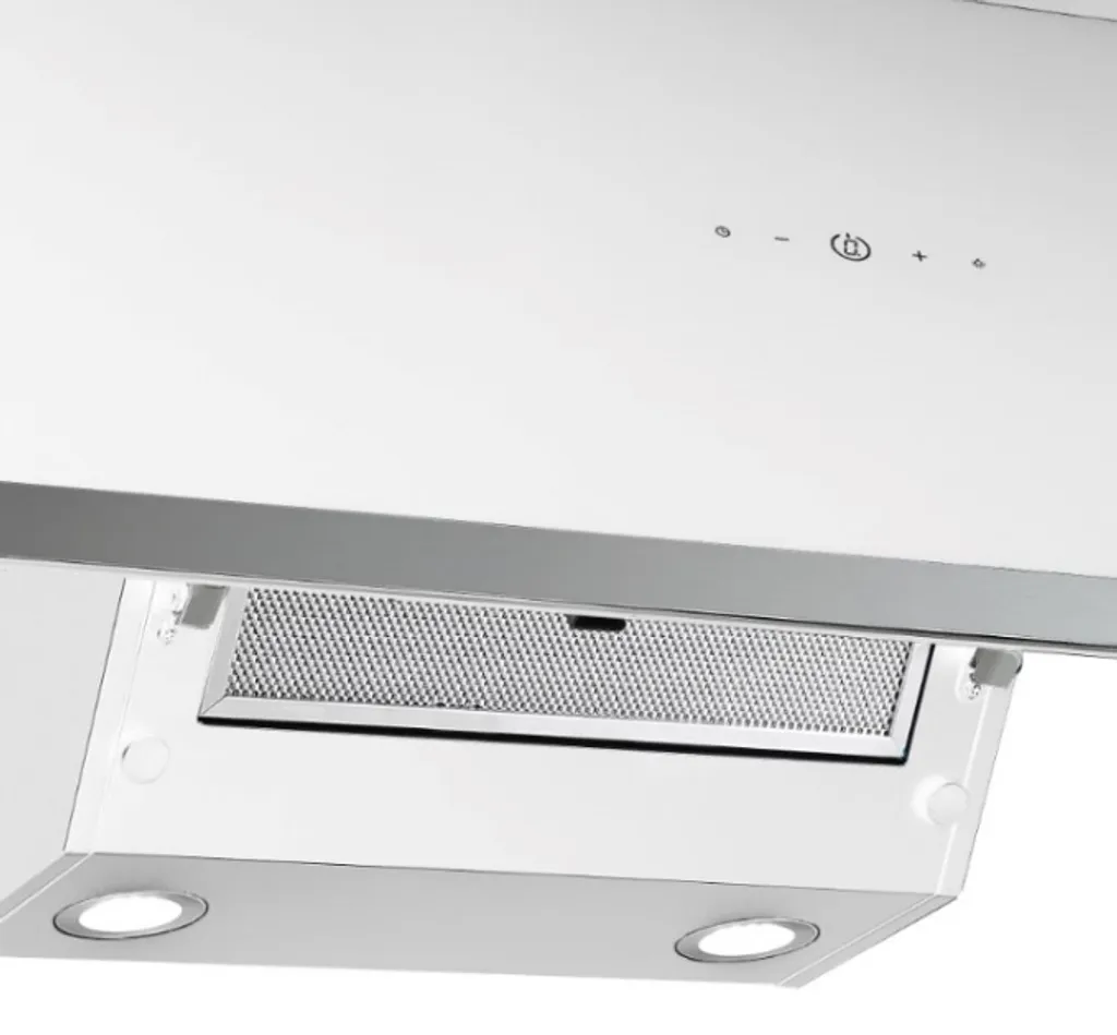 PKM Dunstabzugshaube Schräghaube Wandhaube Wandesse S33-90A+WTH 90cm Weiß – Bild 4