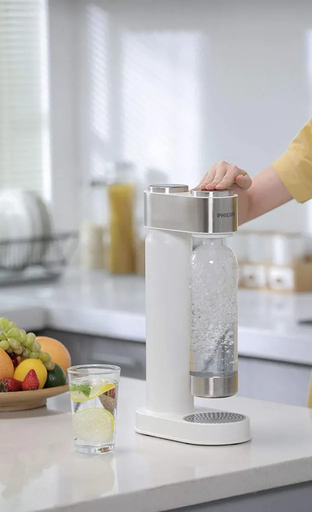 PHILIPS AQUA Soda Maker Wassersprudler + 425 G CO²-Zylinder + 1 PET-Flasche 1 Liter, Weiß – Bild 11