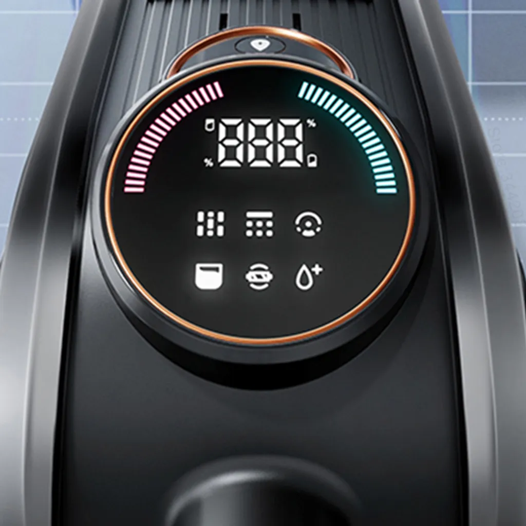 Uwant X100 Tragbarer Kabelloser All-in-One-Nass-Trocken-Staubsauger Für Mehrere Oberflächen Patentierte Doppelwalzenbürste Und Haarschneidegerät Selbstreinigende Intelligente Schmutzerkennung 600-ml-Wassertank 4000-mAh-Akku - Schwarz – Bild 5