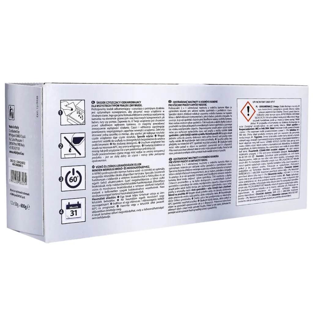 Wpro 3in1 Entkalkung Reinigung Und Pflege Von Waschmaschinen Und Geschirrspülern – Bild 2