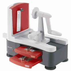 Vormann GmbH & Co.KG Westmark 113-32260 Gemüseschneidemaschine SPIROMAT, Rot/weiß/grau (1 Stück)