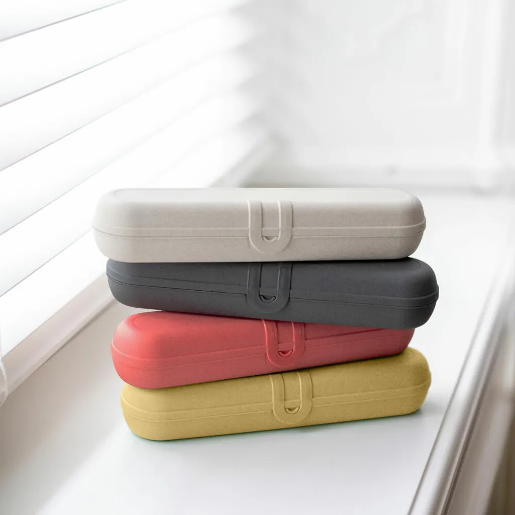 Koziol Besteck Etui Klikk Etui, Bestecktasche, Aufbewahrung, Kunststoff, Nature Ash Grey, 7034701 – Bild 3