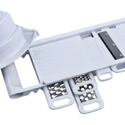 Alpina Switzerland Alpina Multireibe - Dünnschäler Und Reibe-Set - Edelstahlmesser - Weiß