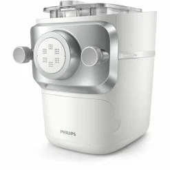 Philips Pasta Machine HR2660/00, 200W, 100% Automatisch, 450 G In 18 Min, 6 Pasta -Discs, Einfache Reinigung, Rezeptbuch
