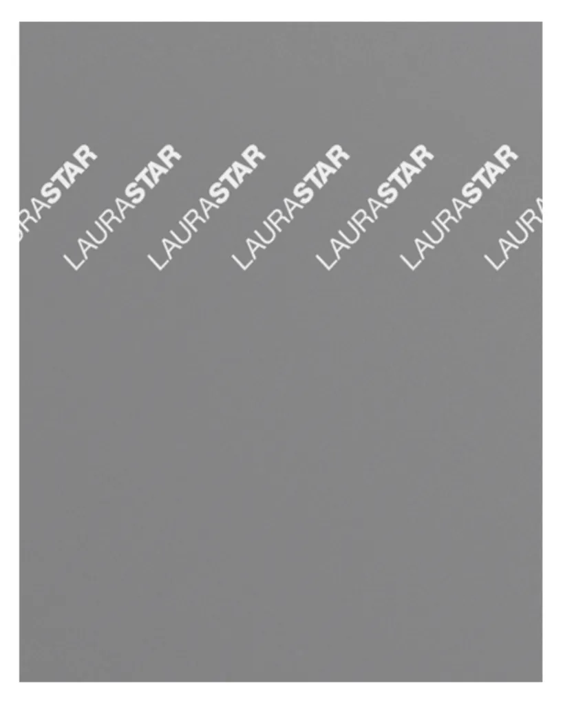 Laurastar Bügelbezug Universalcover Grau, Einzigartiges Laurastar-Design, 131cm X 55cm, 100 % Baumwolle, Praktisches Klipp-System, Geeignet Für Alle Bügeltische Anderer Marken, Waschmaschinenfest – Bild 3