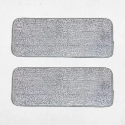 MediaShop LIVINGTON Touchless Mop Ersatz-Pads, Bodenwischtücher, Mikrofaserpads, Mikrofaser, 2er-Set
