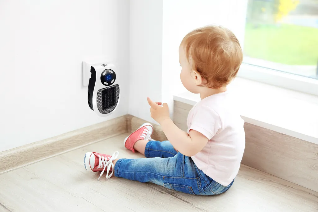 SUNTEC PTC Heizlüfter Steckdosen-Heizung Plug-in - Mit Thermostat, Timer, 500 Watt | 2 Ventilationsstufen, Elektrische Heizlüftung | Räume Bis 13 M² | Perfekt Für Schlafzimmer, Büro, Wohnung – Bild 3