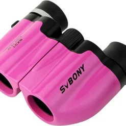 Svbony SV26 Fernglas Für Kinder, FMC-grün, 8x21 Fernglas Vogelbeobachtung Outdoor-Aktivitäten, Geschenken Für Jungen, Mädchen (Rosarot)