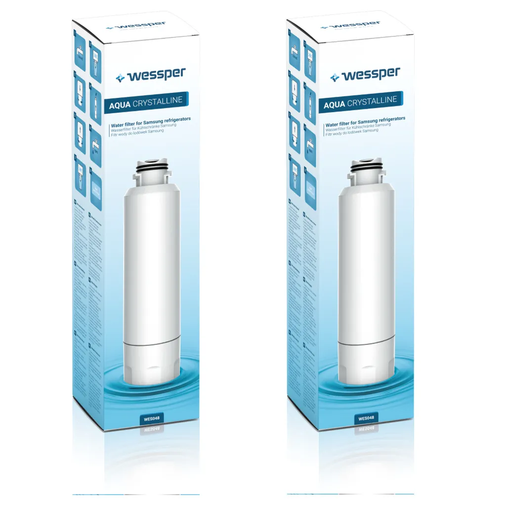 Wessper 2x Wasserfilter Samsung DA29-00020B HAF-CIN Intern Für Kühlschrank