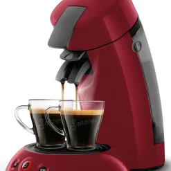 Philips Senseo Kaffeepadmaschine HD 6553/80 Original, Farbe Rot