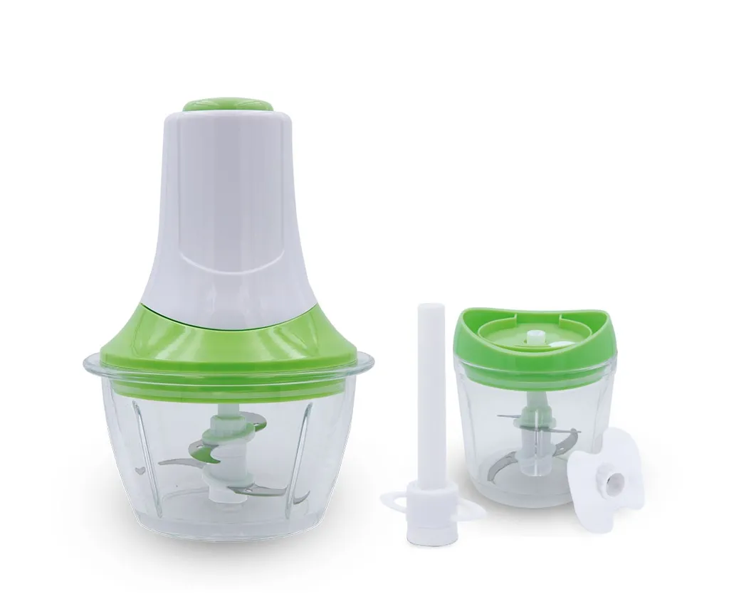 MediaShop Livington MagiCut | Kompakter 6-in-1 Multi-Zerkleinerer | 360ml Und 1000ml Fassungsvermögen | Schneidet, Mischt, Hackt, Reibt, Schlägt & Rührt | 300 Watt | 2 Kunststoffbehälter Inkl. Deckel | 300 Watt