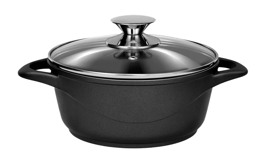 Smile MGK-12 Kochtopf, Geschmiedetes Aluminium, Schwarz – Bild 16