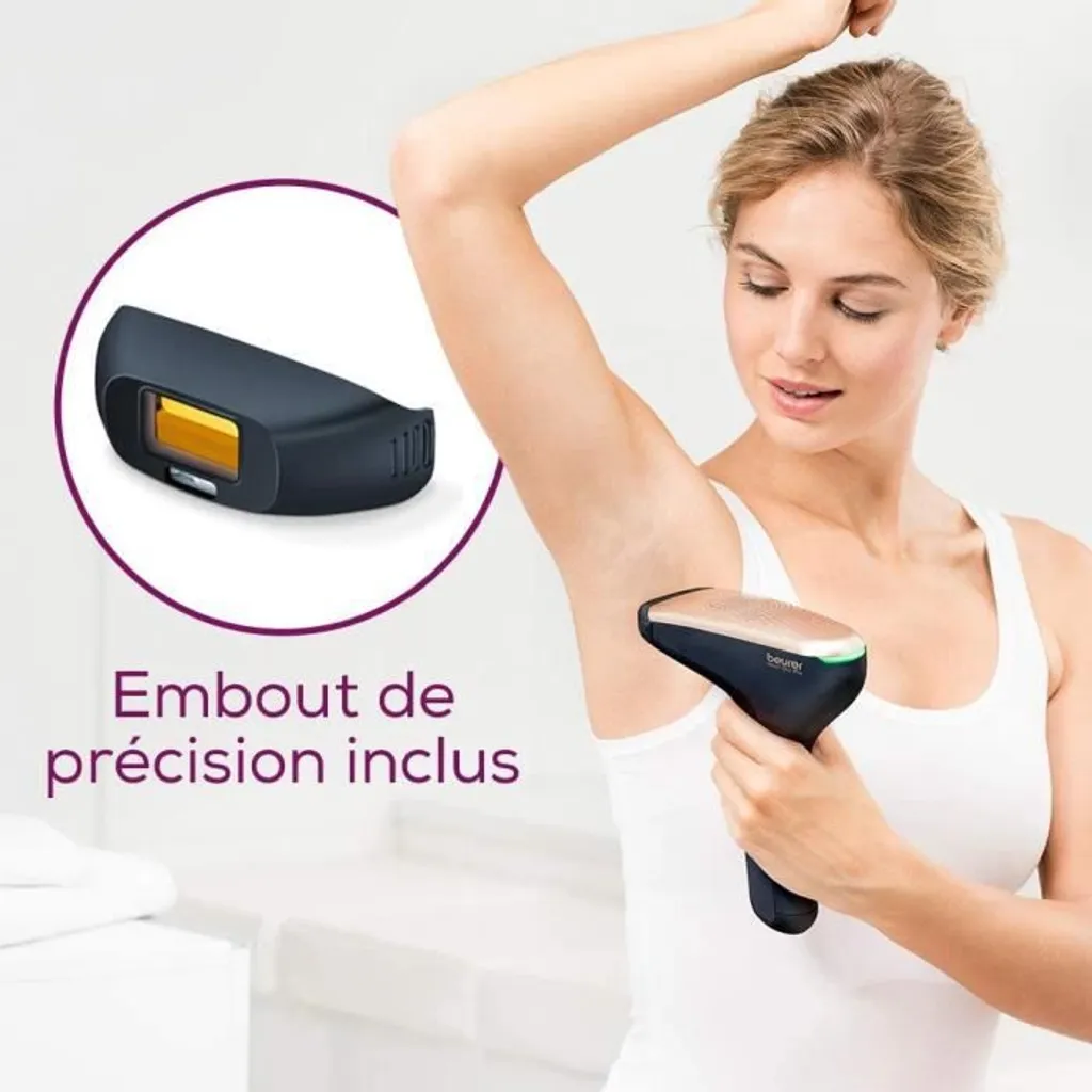 Beurer IPL 8800 VelvetSkin Pro Schwarz - Gepulste Leichte Haarentfernungsvorrichtung - 600.000 Blitze – Bild 3