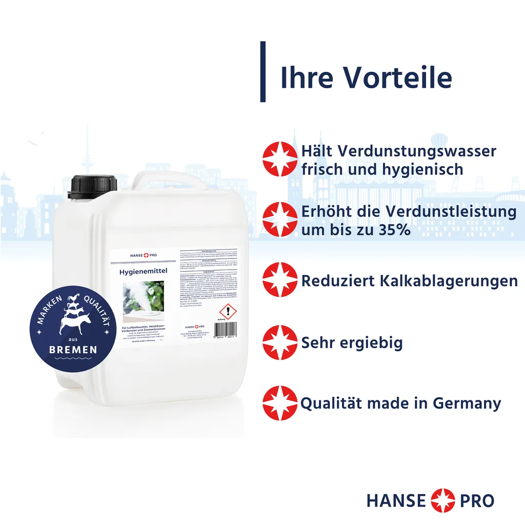 HANSE PRO Hygienemittel, 5 Liter , Verpackungseinheit:1 Stück – Bild 5