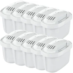 10er Pack Baugleich Zu Brita Wasserfilter Kartuschen Wasserfilter Kartuschen Aquafloow Kompatibel Mit BRITA Maxtra Filter