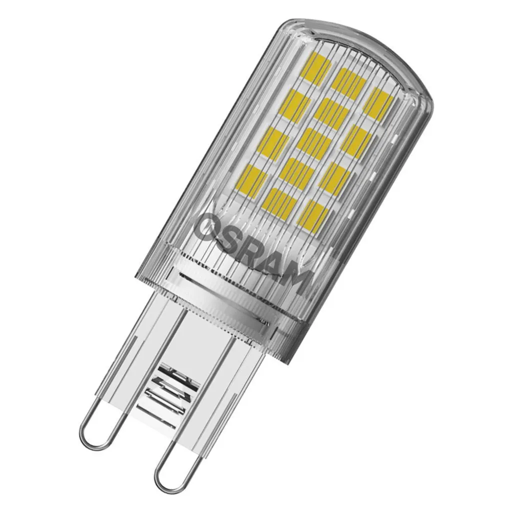 OSRAM Star PIN LED-Lampe Für G9-Sockel, Klares Glas ,Warmweiß (2700K), 470 Lumen, Ersatz Für Herkömmliche 40W-Leuchtmittel, Nicht Dimmbar, 5-er Pack – Bild 2