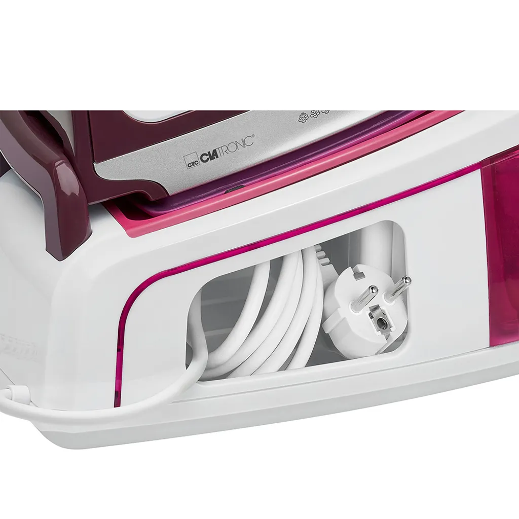 CLATRONIC Dampfbügelstation Bügeleisen Dampfstation Keramiksohle 2300 W, DBS 3749 – Bild 4
