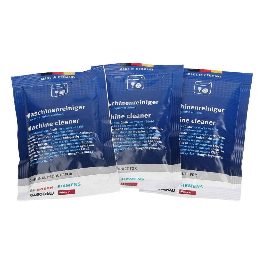 Maschinenreiniger Neff Siemens Bosch 00312194 3 Stück Reinigungsmittel Für Geschirrspüler – Bild 3