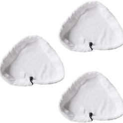Mmgoqqt Waschbar Langlebig Ersatztücher Dampfbesen Pack Ersatztücher Dampfbesen Ersatzpads Für Dampfreiniger Mit Dreieckigem