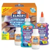 Elmer's Elmer’s Glitzer-Slime-Set | Mit Glitzerkleber In Violett & Blau + 2 Flaschen Magischer Schleim-Aktivator-Lösung | 4-teiliges Kit