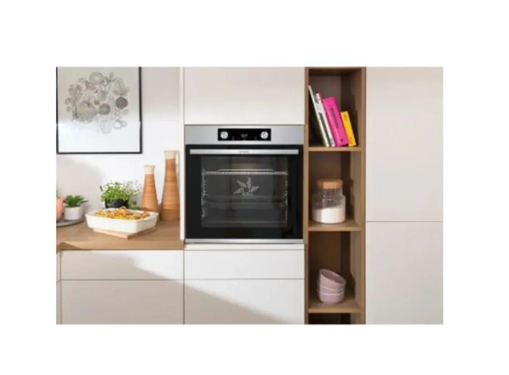 Gorenje BOS 6737 E13X Einbau-Backofen / 77 Liter/Heißluft/ExtraSteam/GentleClose & Open/EcoClean/Air Fry/PizzaMode/PerfectGrill/Teleskopauszüge/Inox-Look, Grau – Bild 8