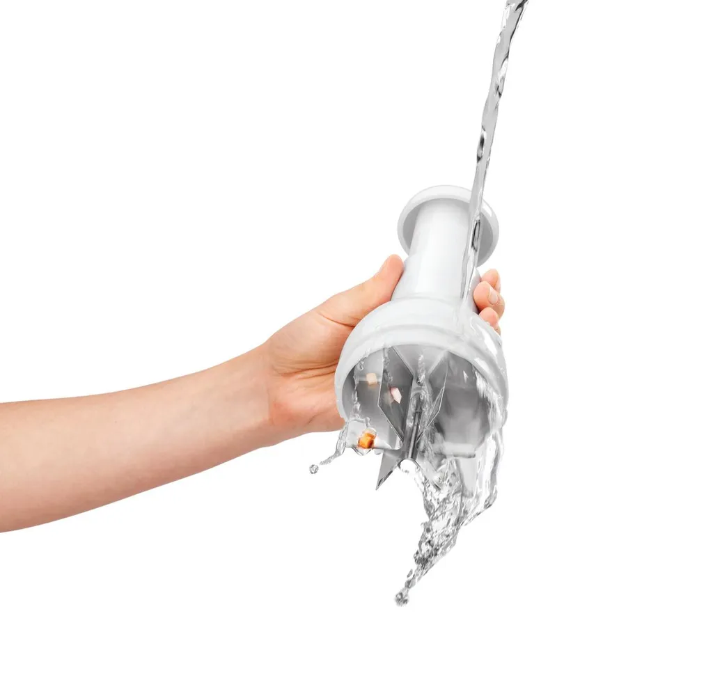 Gravidus Zerkleinerer Zwiebelschneider Zwiebelhacker Zerkleiner Gemüsezerkleinerer Weiß – Bild 6