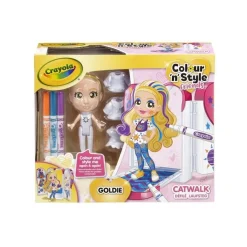 Crayola Spielwaren Colour N Style 2in1 Laufsteg/Kleiderschrank Malsets Basteln & Kreativitätsspielzeug Räumungsverkauf Mytoysaktion