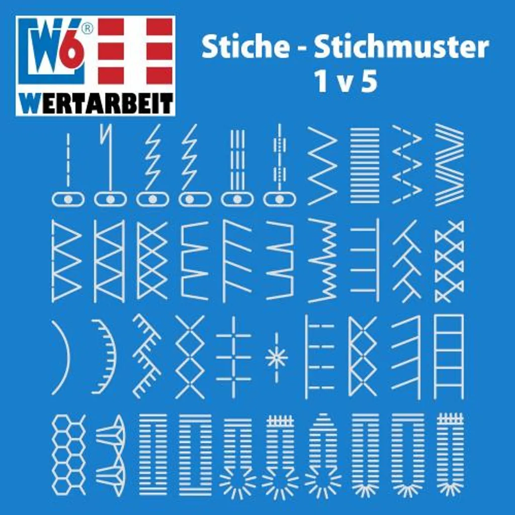 W6 Wertarbeit W6 Nähmaschine N 5000 Exklusive – Bild 2