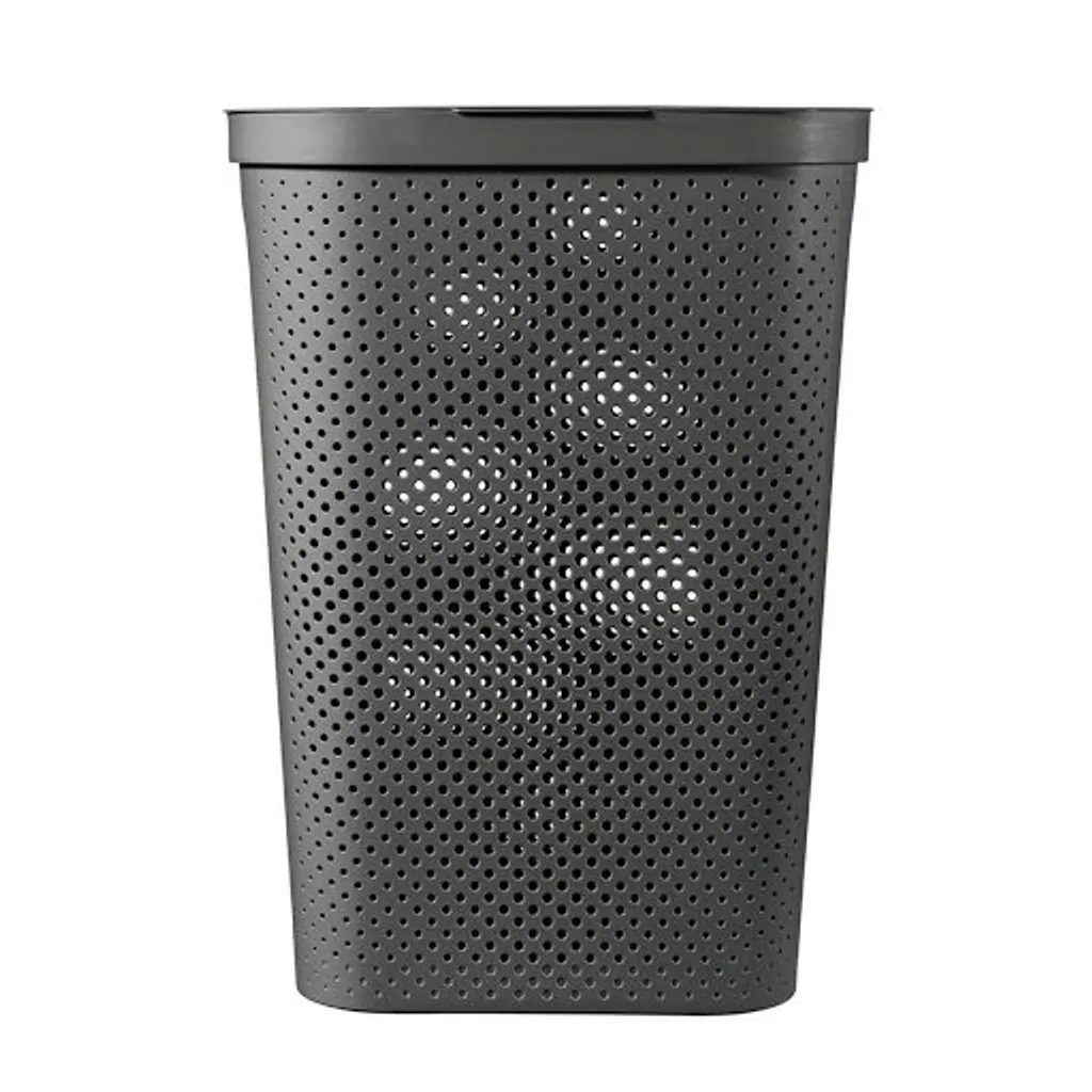 CURVER Wäschekiste 60L Infinity Dots - Recycelter Kunststoff - Grau – Bild 12