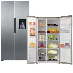 PKM Side By Side Kühl-Gefrierkombination Kühlschrank NoFrost SBS440.4NFWD SI