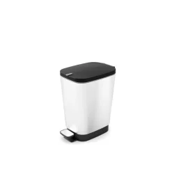 KIS Treteimer 10L CHIC Inox Und Schwarz