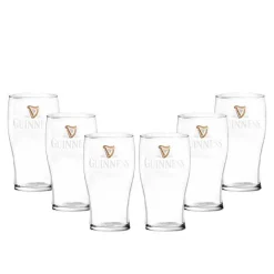 Mixcompany Guinness Gläser Set - 6X 0,2L Geeicht