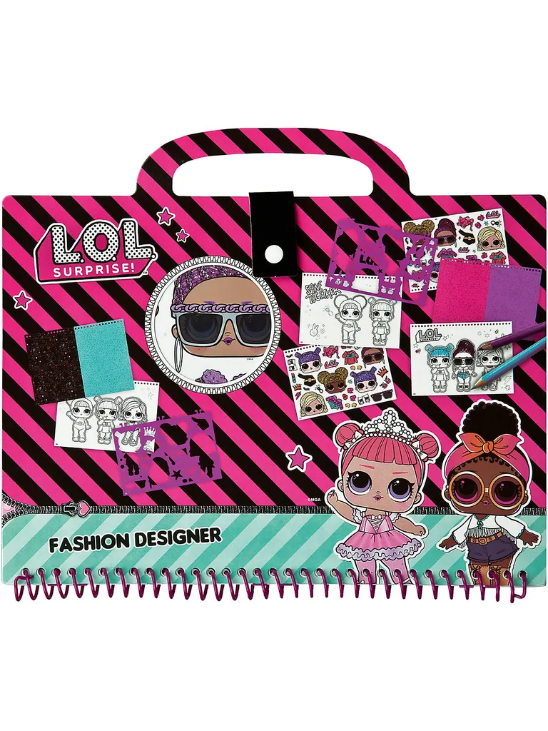 UNDERCOVER Spielwaren Malkreativset L.O.L. Surprise! Fashion Designer, 30-tlg. Malsets Basteln & Kreativitätsspielzeug Spielzeugknaller