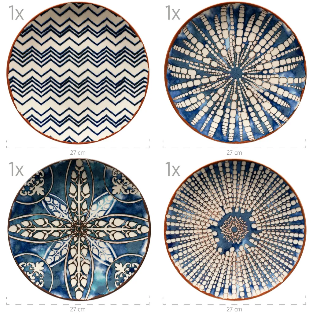 Maeser Tafelservice, Steinzeug Tafelservice, Steinzeug Iberico Blue Mäser – Bild 2