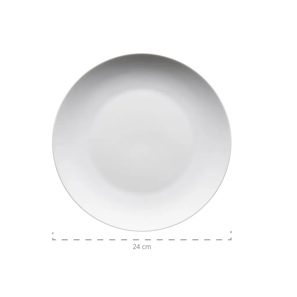 Maeser Mäser 931523 Barca Kombiservice Modern, Porzellan, Weiß, 30-teilig (1 Set) – Bild 4