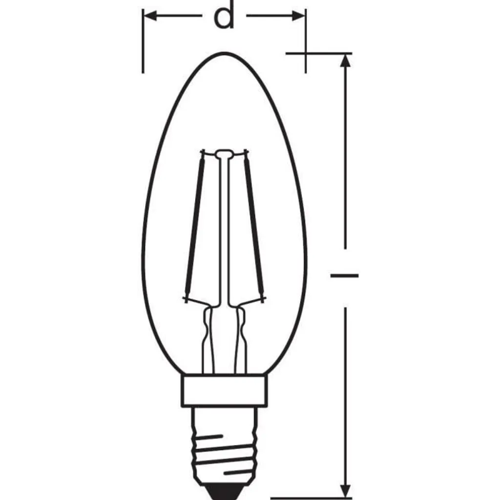 Osram LED Leuchtmittel Vintage 1906 Cla BAR E14 1,5W Warmweiß, Amber – Bild 6