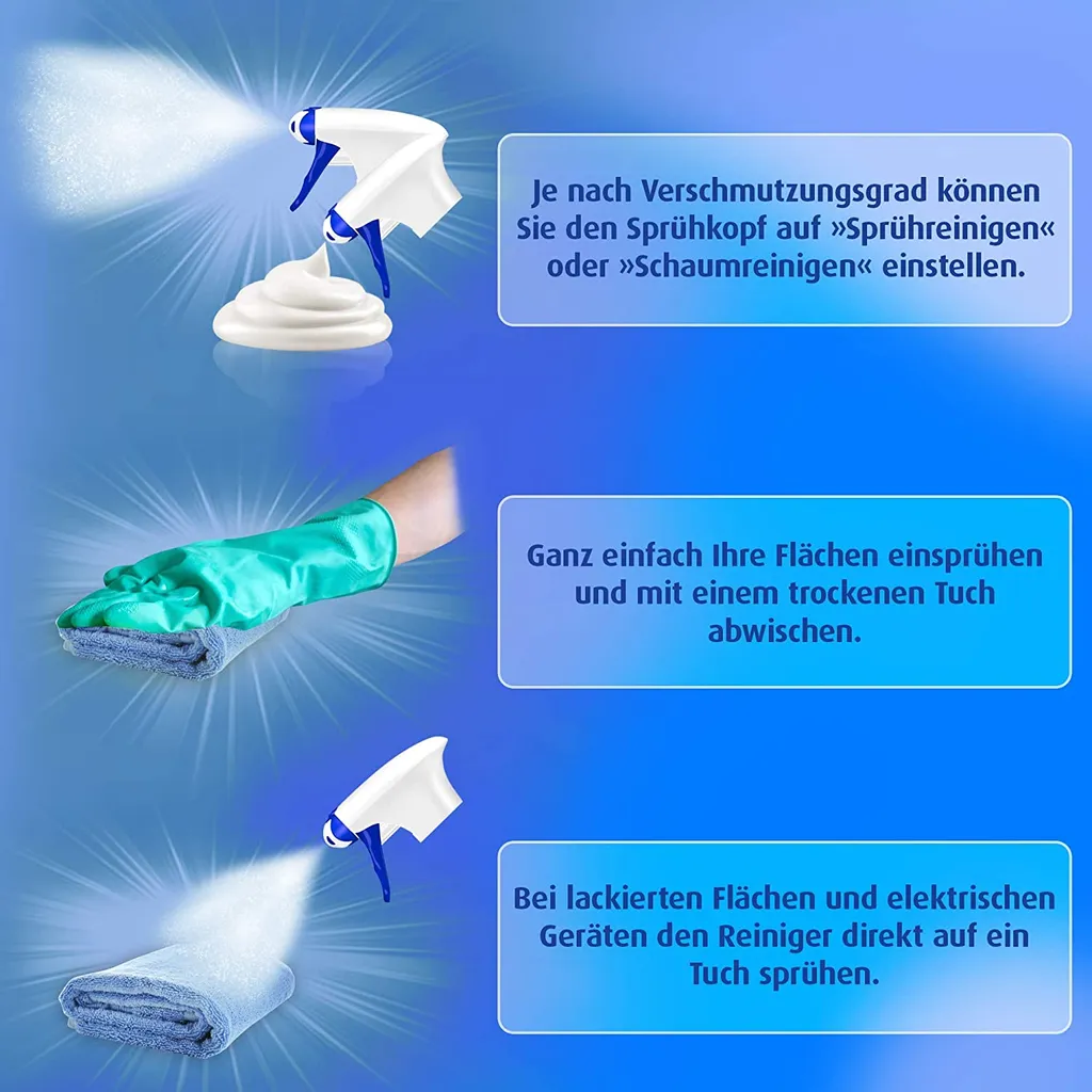 Henkel Sidolin Streifenfrei Zitrus 500ml - Glasreiniger, Fensterreiniger (1er Pack) – Bild 7