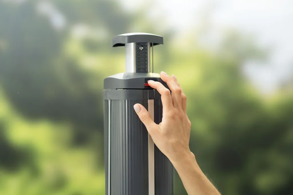 Vileda Wäschespinne SUN-RISE 40 M Inklusive Bodenhülse – Bild 2