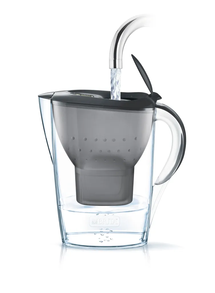 BRITA Wasserfilter Marella Im Vorratspack Mit 6 X Maxtra Kartuschen, Farbe Graphit – Bild 4