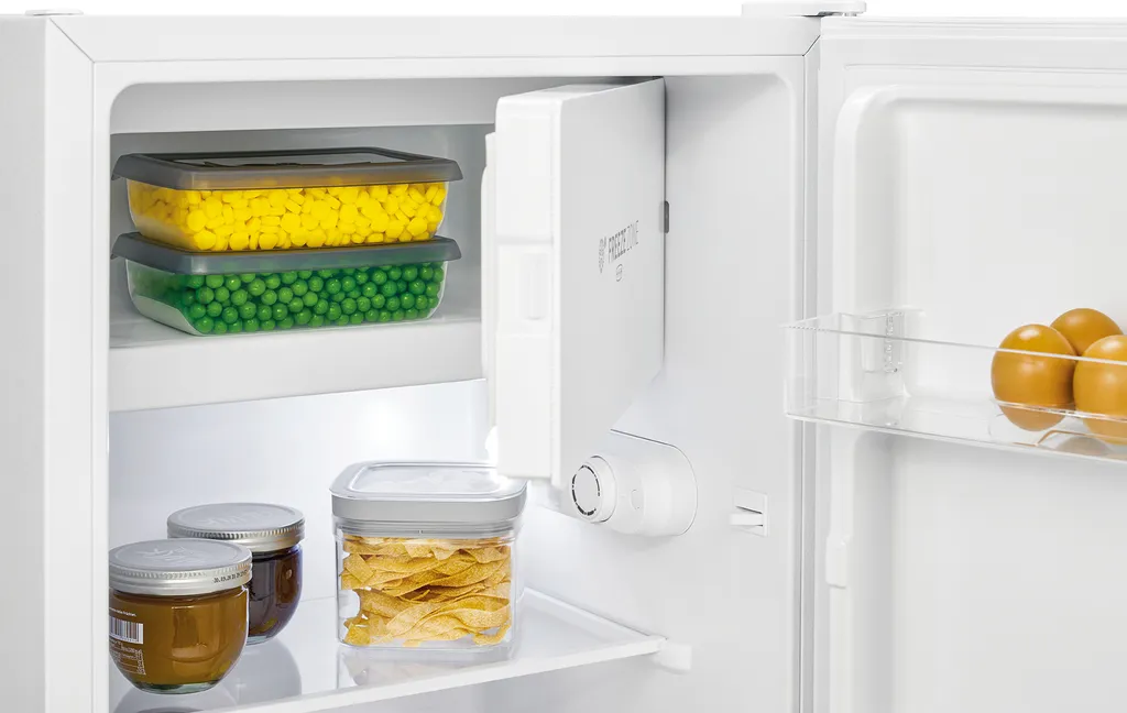 Bomann Kühlschrank Mit Gefrierfach KS 7247; 82 Liter, LED Innenraumbeleuchtung; 3 Sterne-Kennzeichnung; 85 Cm Höhe; 45 Cm Tief; Weiß – Bild 6