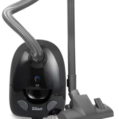 Zilan Staubsauger | Beutellos | Bodenstaubsauger Mit Dauer Staubbeutel | Schwarz