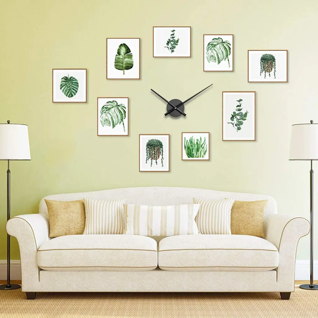 Mmgoqqt 3D Uhrzeiger Wanduhr Für Büro Und Zuhause Art Decor Quarzuhrwerk Zubehör – Bild 8