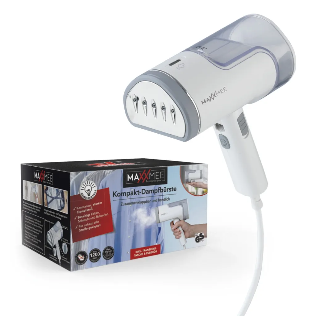 Maxxworld Dampfbürste Bürste Dampfglätter Dampfbügler Dampfer Steamer Wassertank MAXXMEE – Bild 7