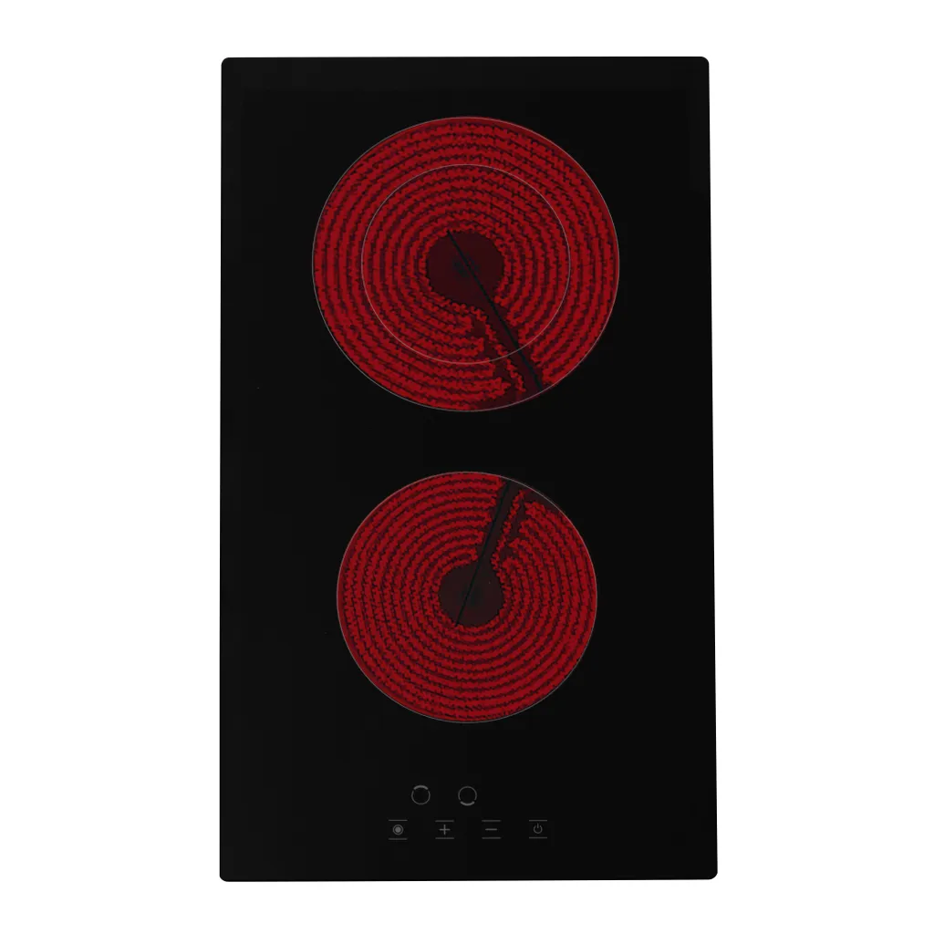 Simfer 30 Cm Glaskeramikkochfeld BIH 3025, Autarkes Elektro-Kochfeld, Glaskeramikkochfeld - 2 Kochzonen, 9 Leistungsstufen, Touch-Bedienung, Restwärmeanzeige, Kindersicherung, Rahmenlos