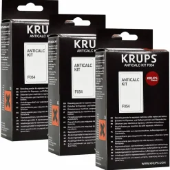 Krups Anticalc Kit* F054 Entkalker, Kalkreiniger, Kalkentferner, 3er Pack