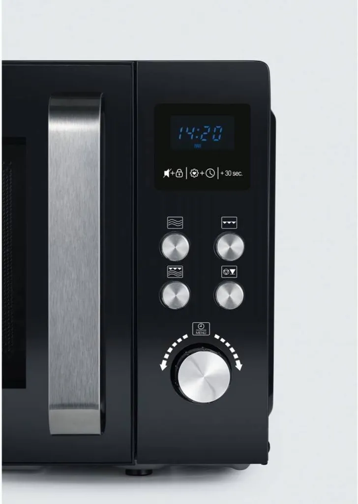 SEVERIN Inverter-Mikrowelle Mit Grillfunktion, Mikrowelle Mit 10 Automatikprogrammen, Schwarz, Edelstahl, MW 7760 – Bild 5