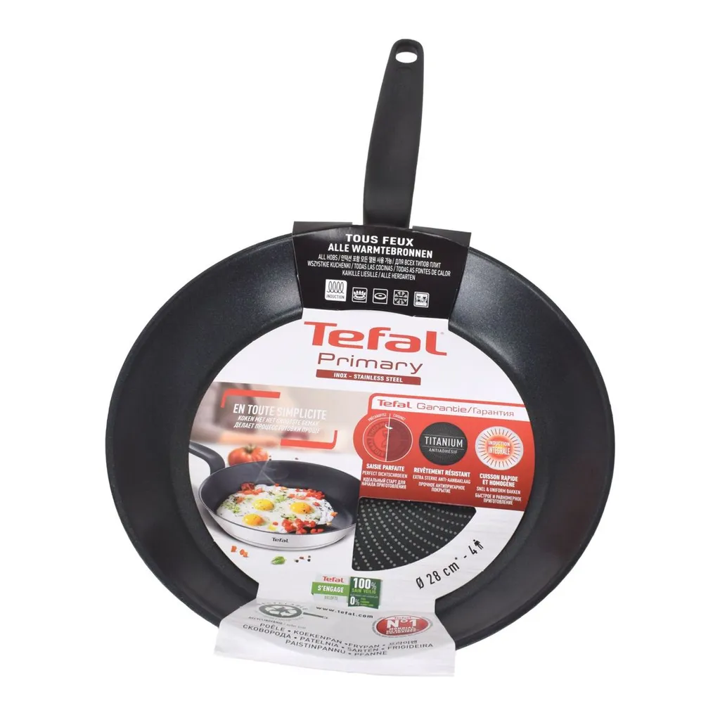 TEFAL E3090604 PRIMÄRE Edelstahlpfanne Mit Antihaftbeschichtung 28 Cm Induktionskompatibel – Bild 7